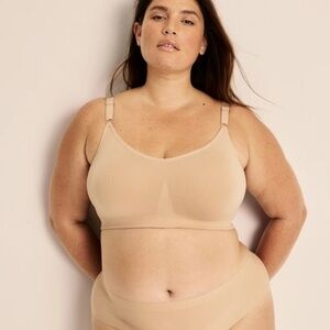 Knix Good to Go Seamless Bra Warm Sand / XL+